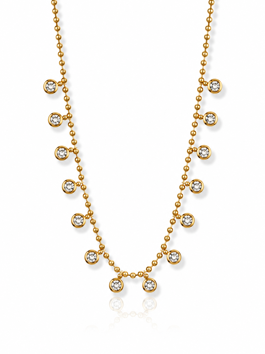 Lumière Crystal Charm Necklace