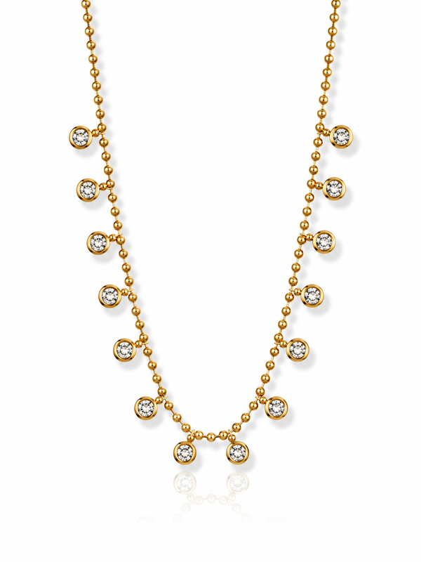 Lumière Crystal Charm Necklace