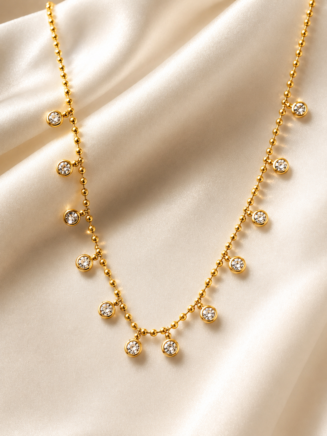 Lumière Crystal Charm Necklace